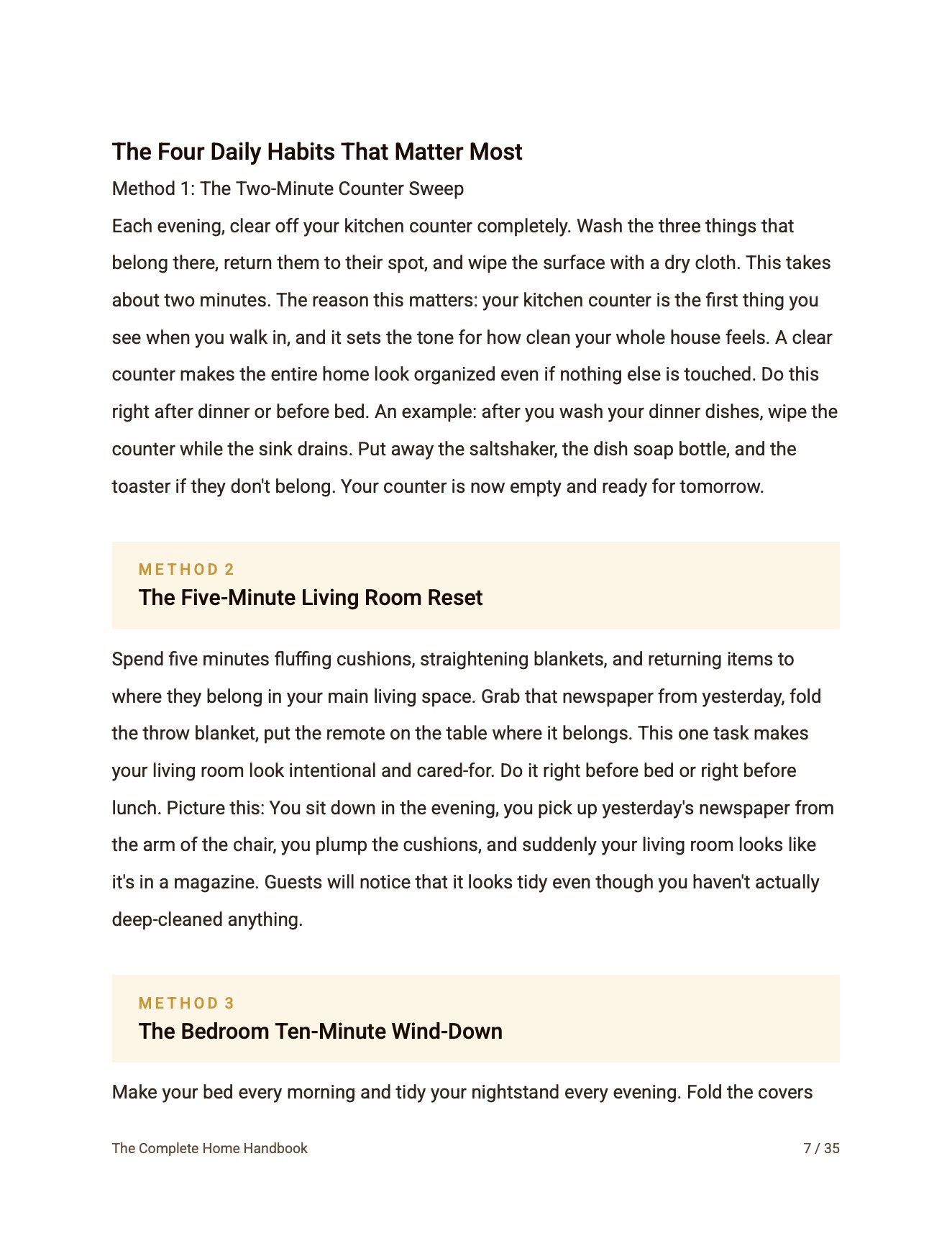 Page 7 of The Complete Home Handbook